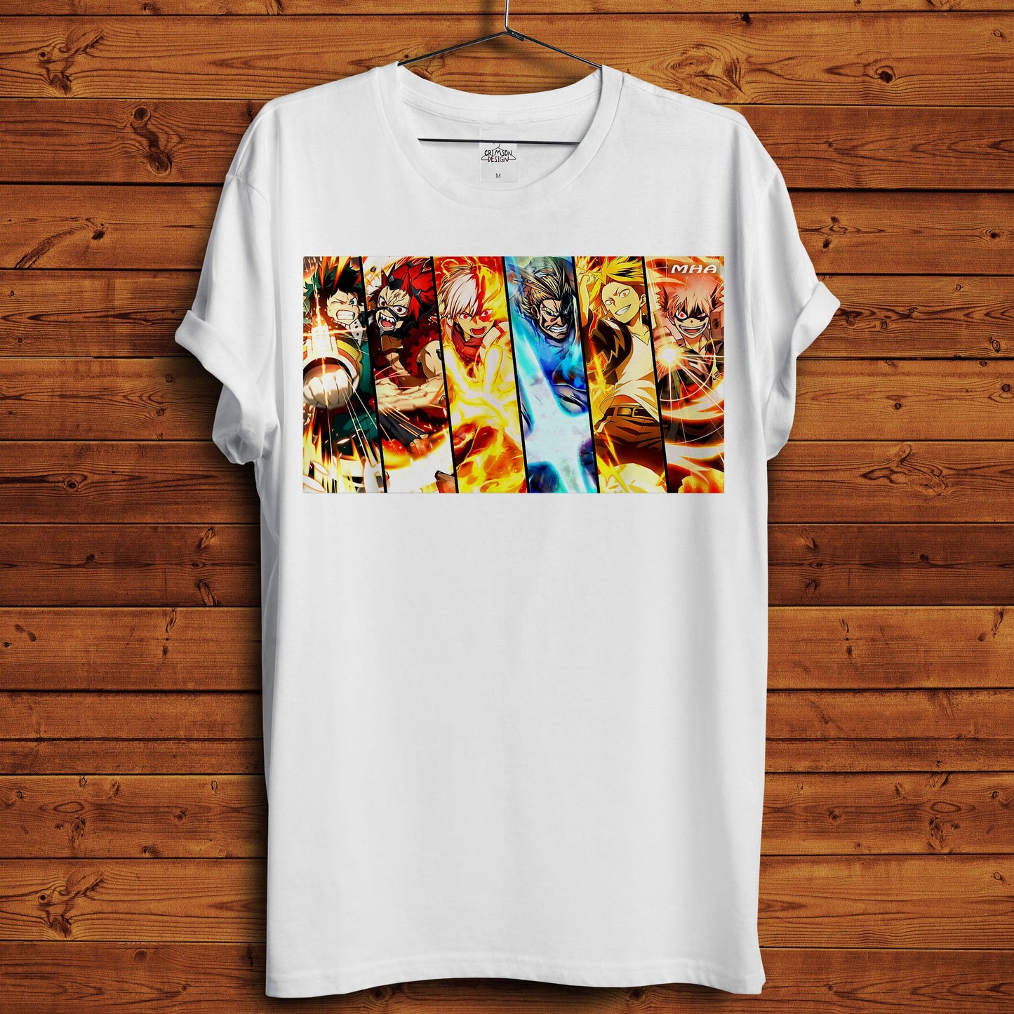 Heroes - T-Shirt - Crimson x Design