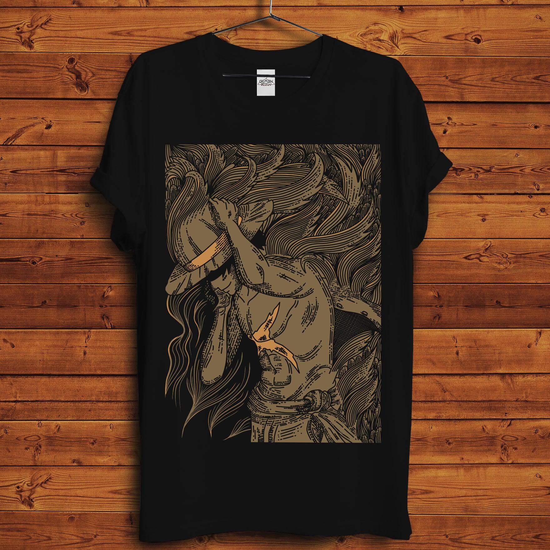 Luffy T-Shirt - Crimson x Design