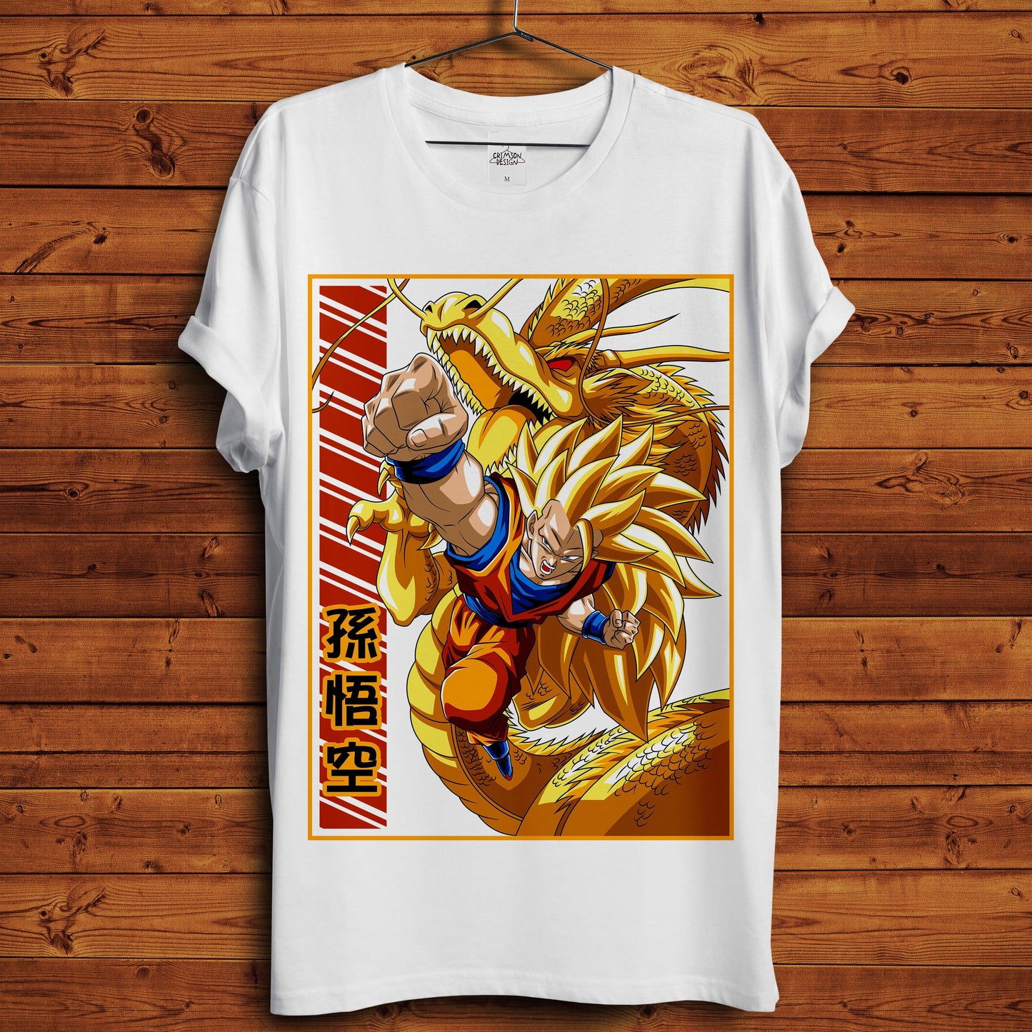 Goku SS3 T-Shirt - Crimson x Design