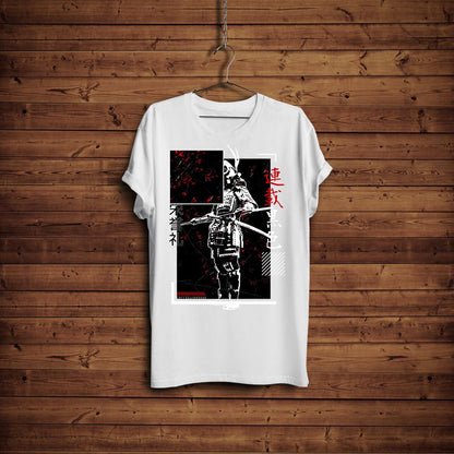 Samurai T-Shirt - Crimson x Design