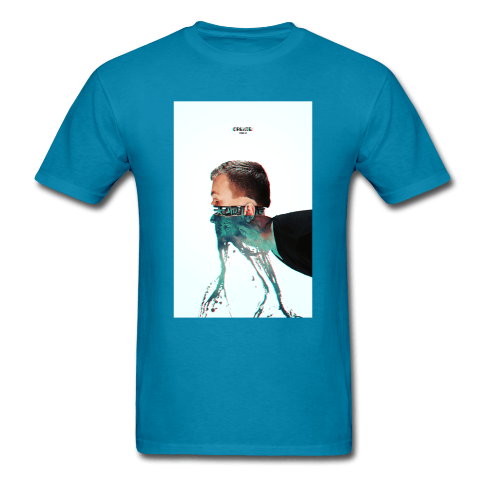 Create/Destroy T-Shirt - turquoise