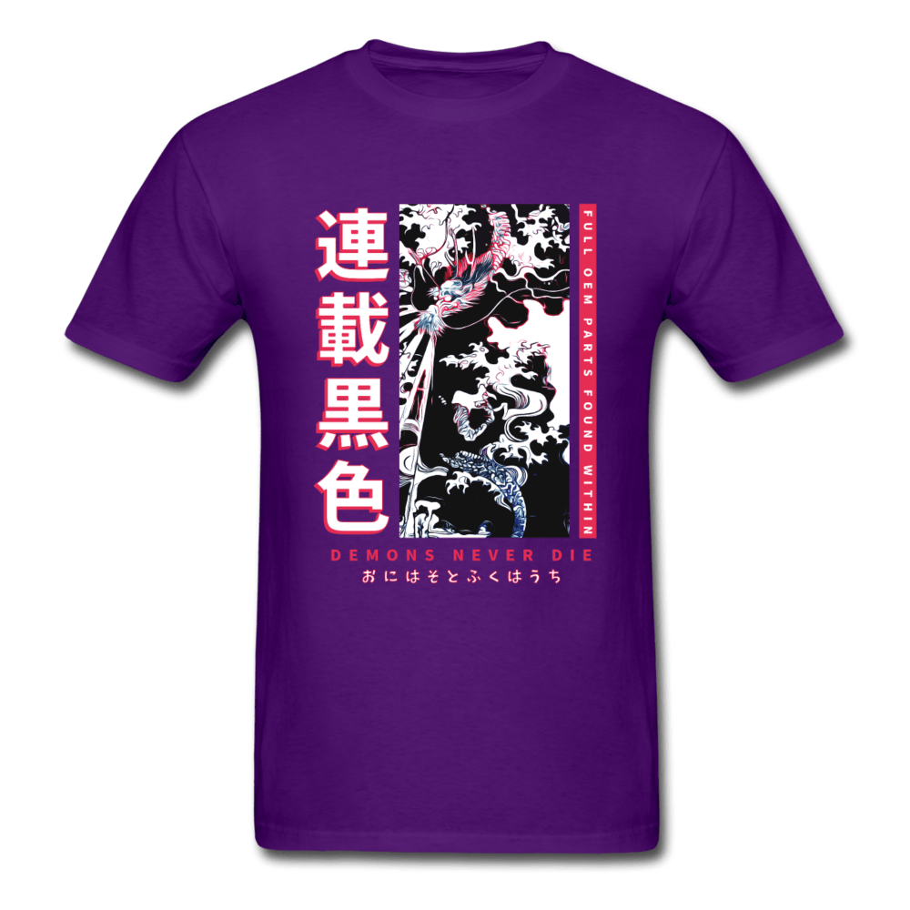 Demons Never Die T-Shirt - purple