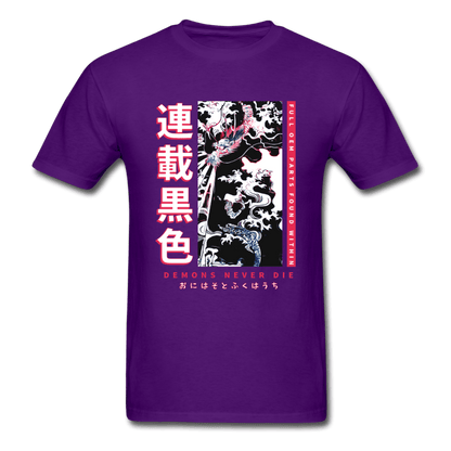 Demons Never Die T-Shirt - purple