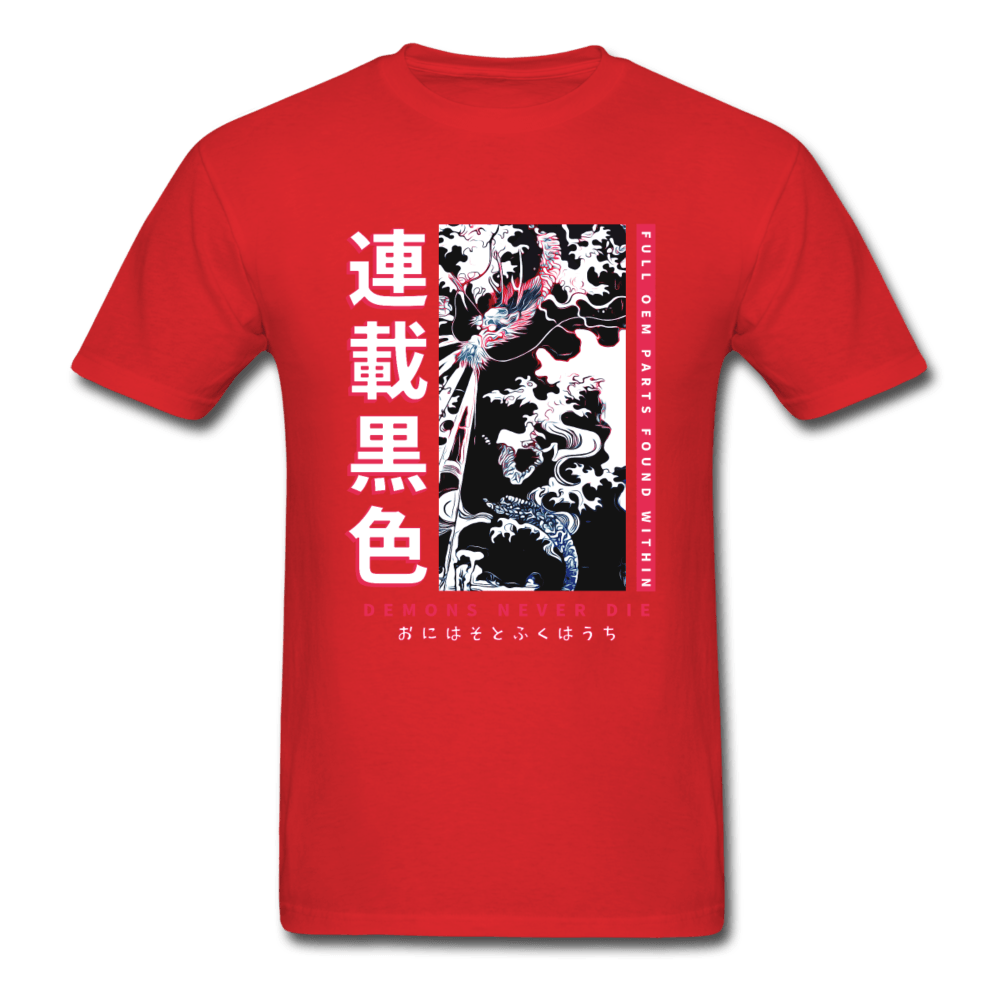 Demons Never Die T-Shirt - red