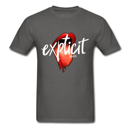 Explicit T-Shirt - charcoal