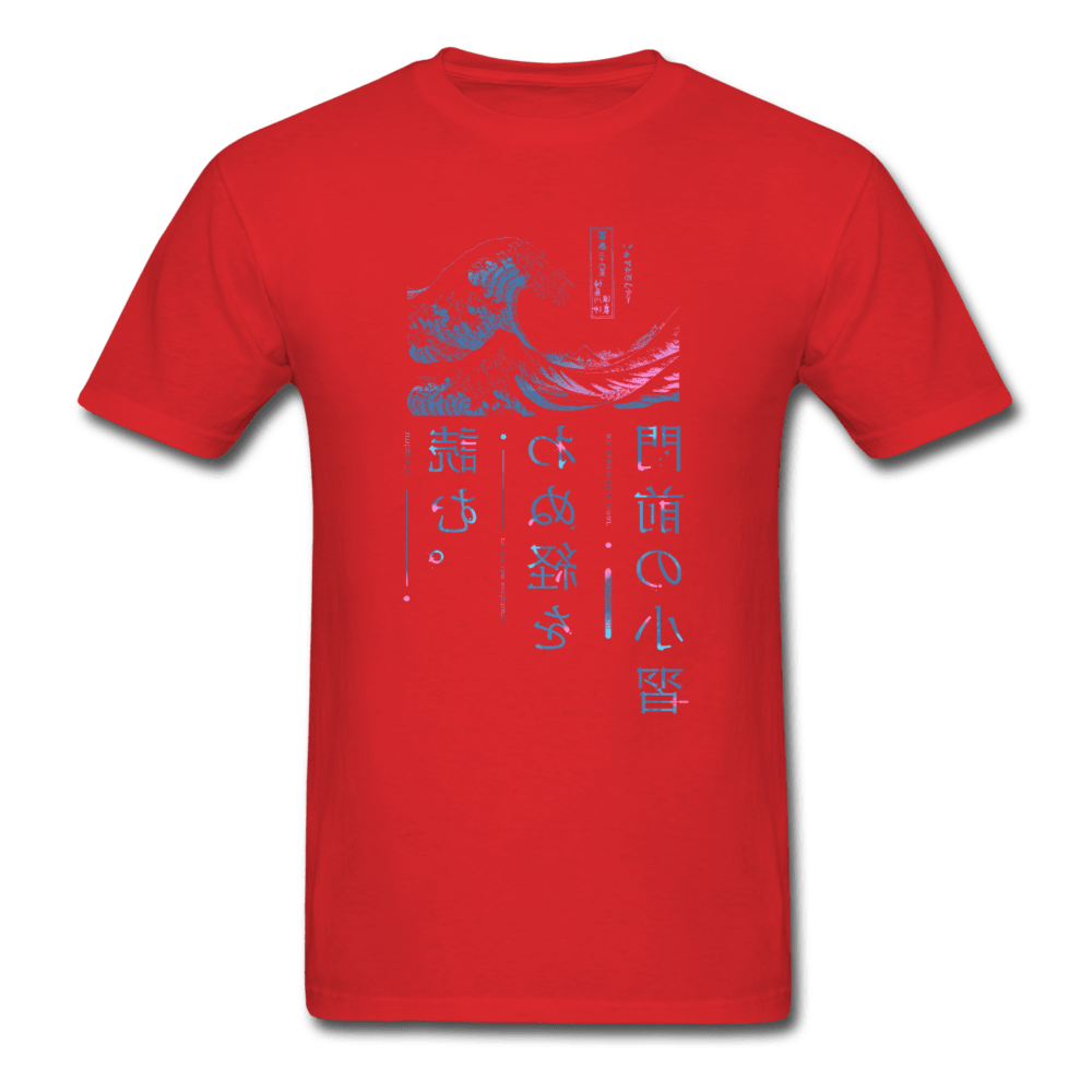 The Great Wave T-Shirt - red