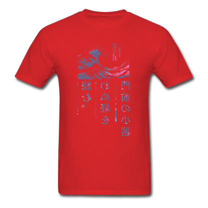 The Great Wave T-Shirt - red