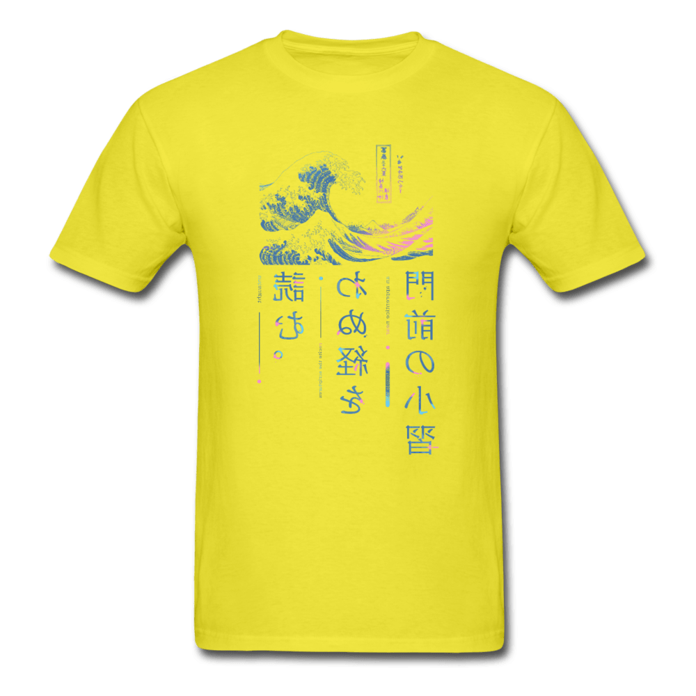 The Great Wave T-Shirt - yellow