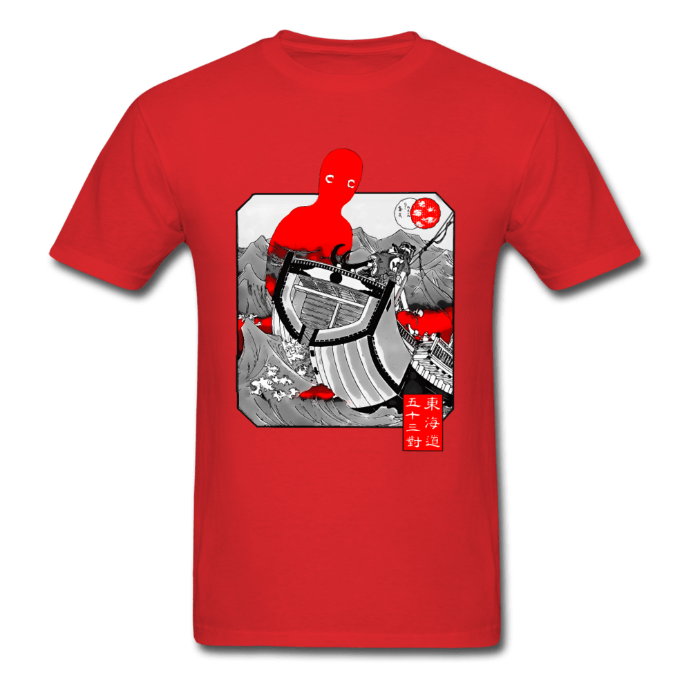 Ghost Ship T-Shirt - red