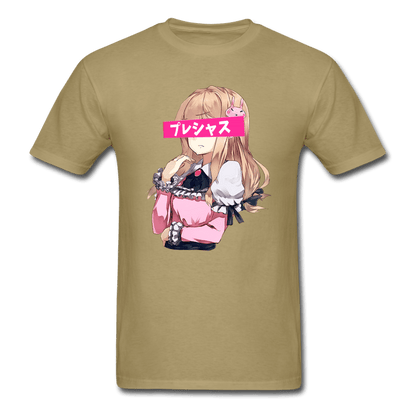 Angry Waifu T-Shirt - khaki