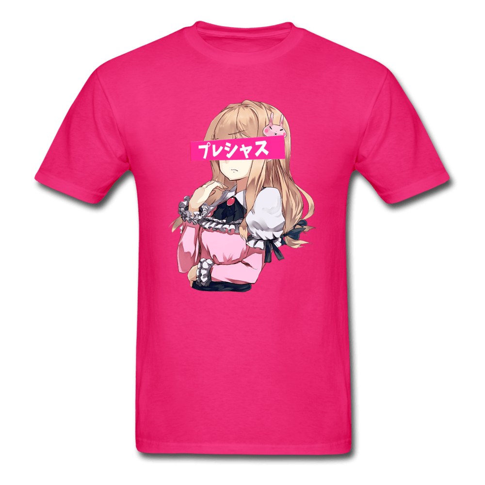 Angry Waifu T-Shirt - fuchsia