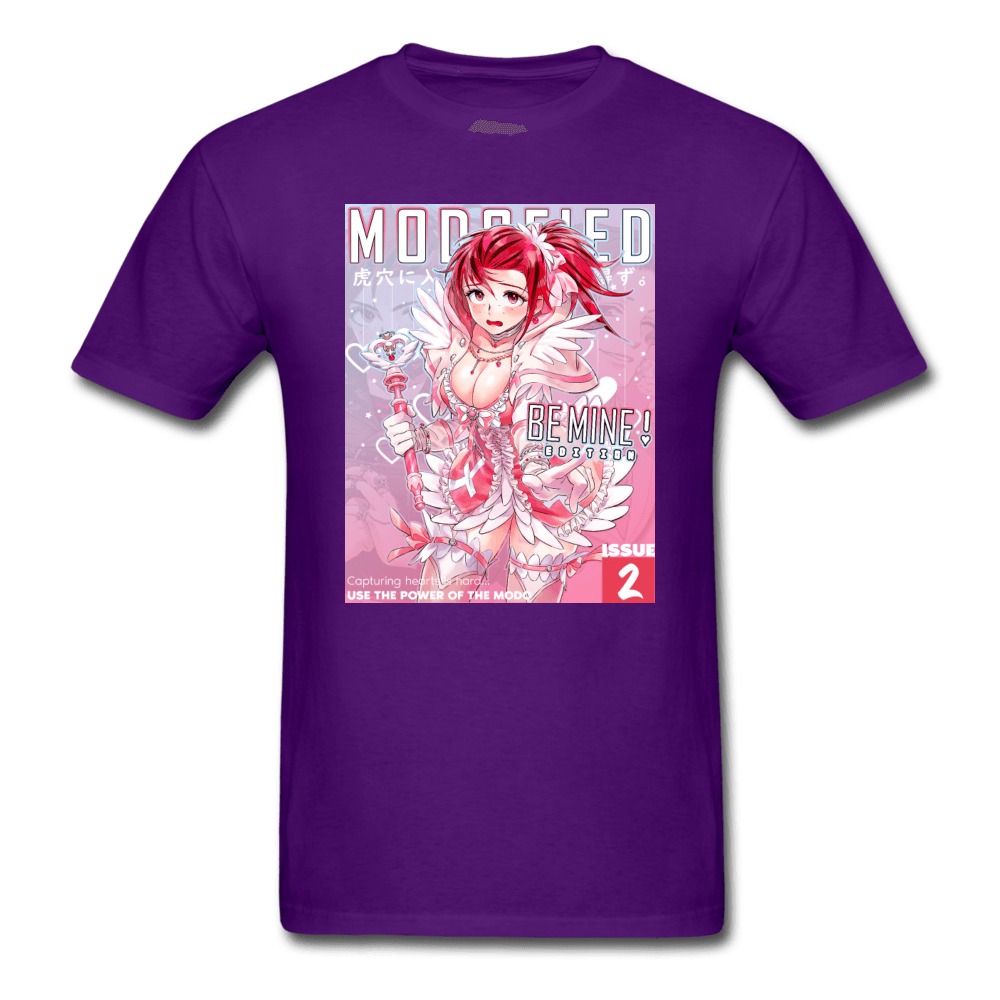 Be Mine Magazine T-Shirt - purple