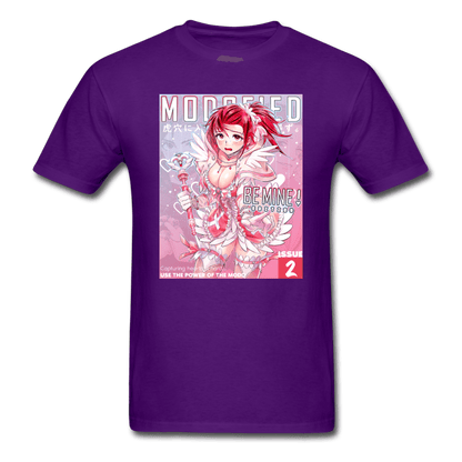 Be Mine Magazine T-Shirt - purple