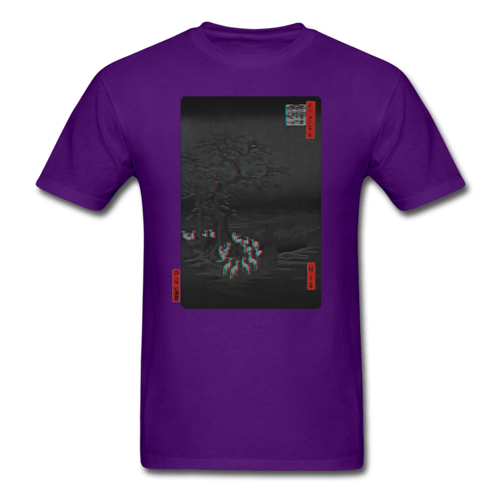 Ancient Kitsune T-Shirt - purple