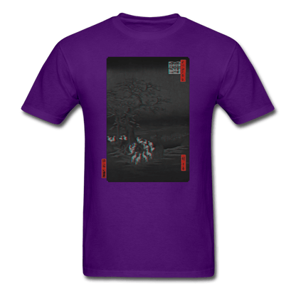 Ancient Kitsune T-Shirt - purple