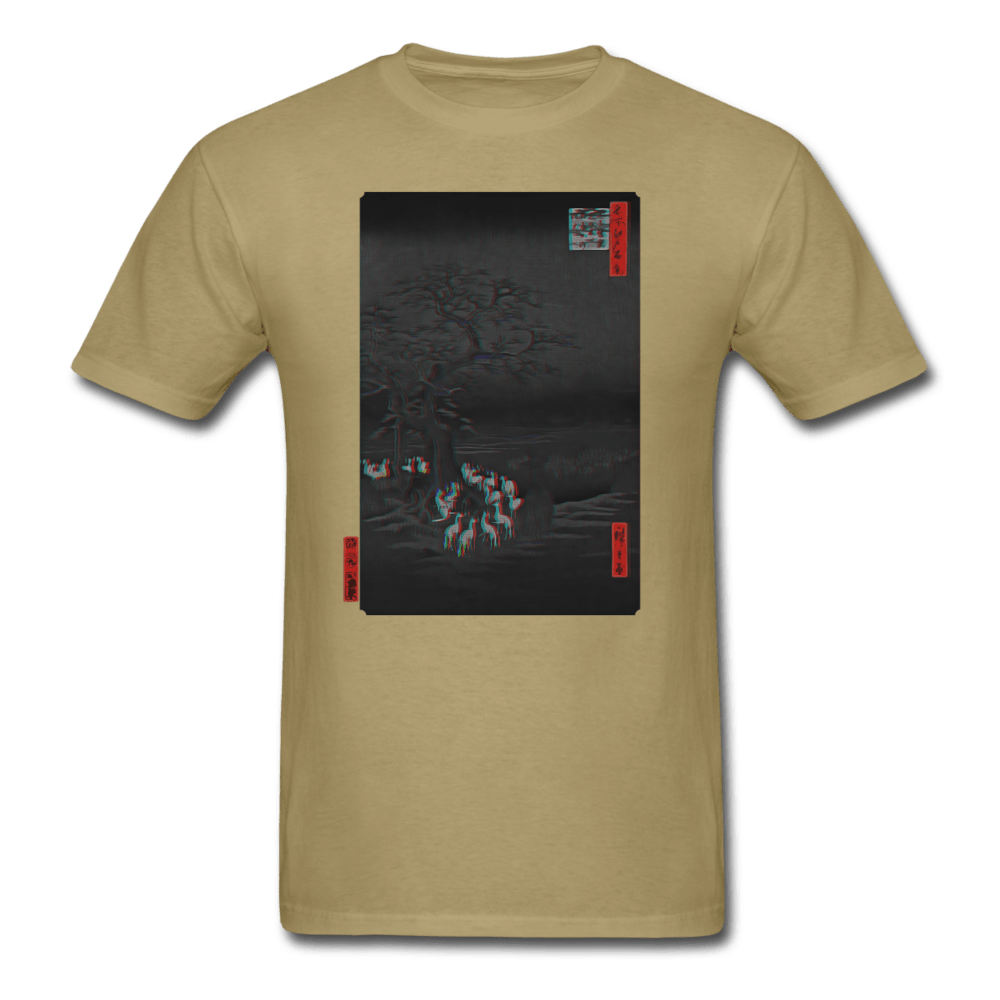 Ancient Kitsune T-Shirt - khaki