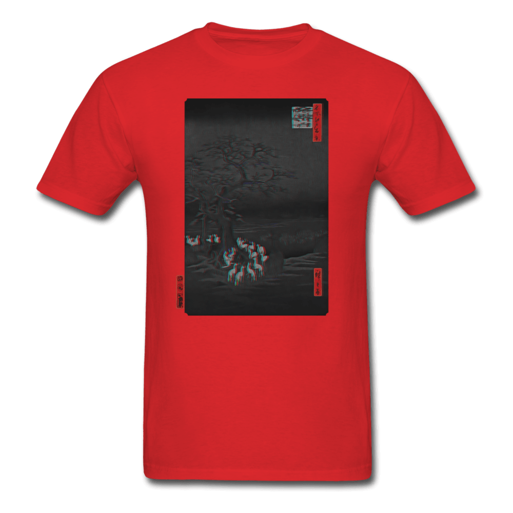 Ancient Kitsune T-Shirt - red