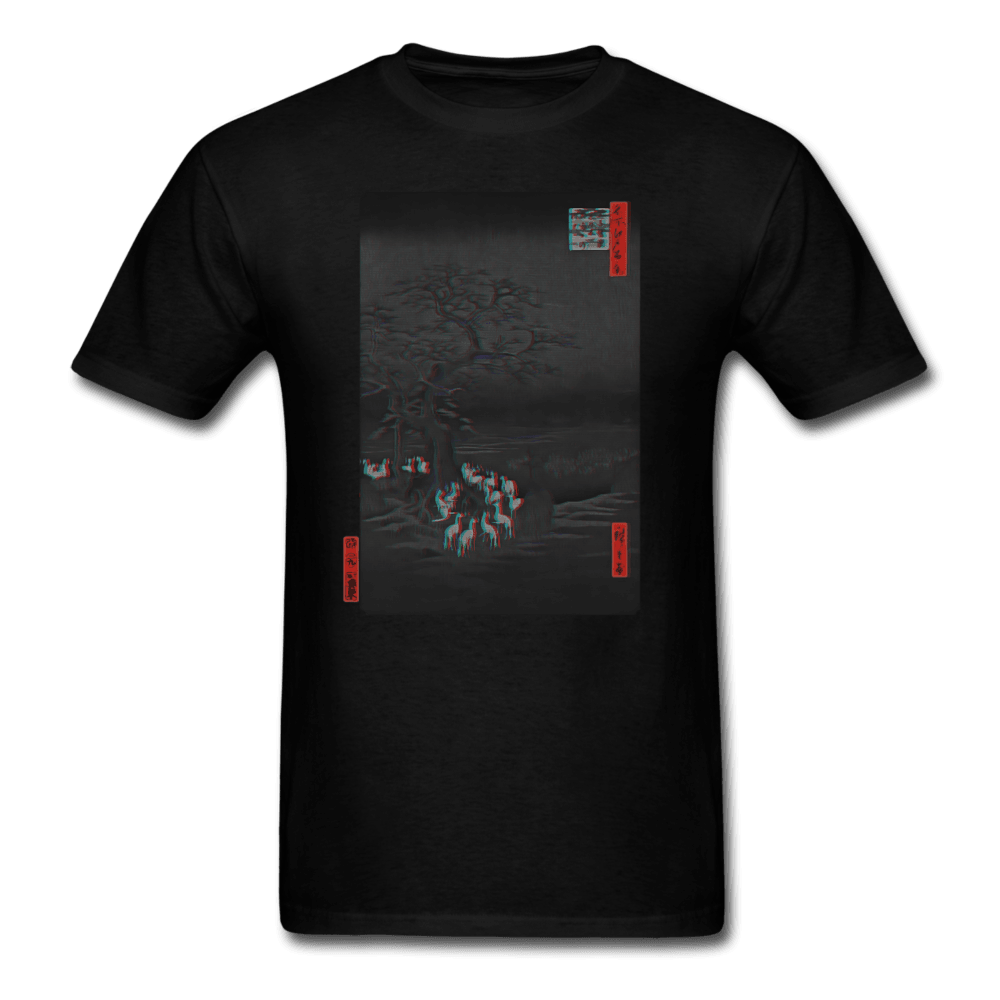 Ancient Kitsune T-Shirt - black