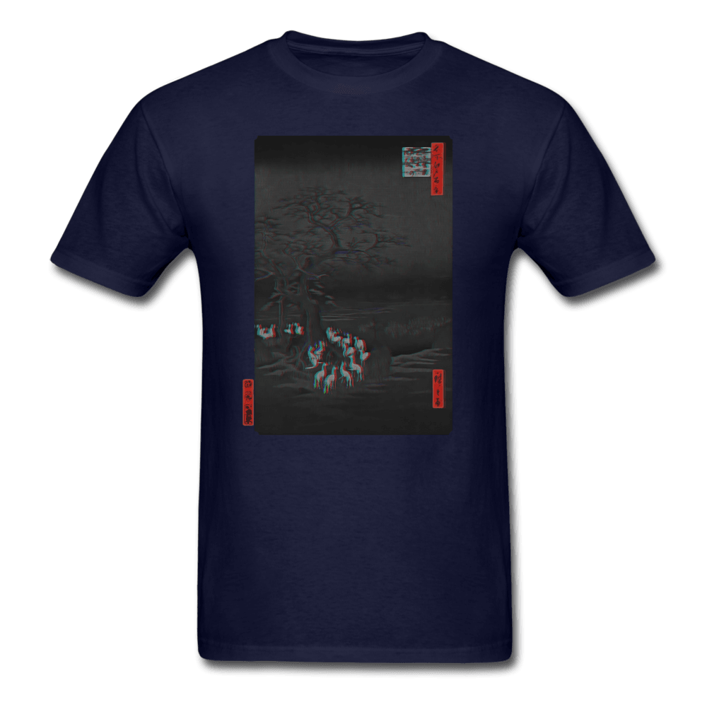 Ancient Kitsune T-Shirt - navy