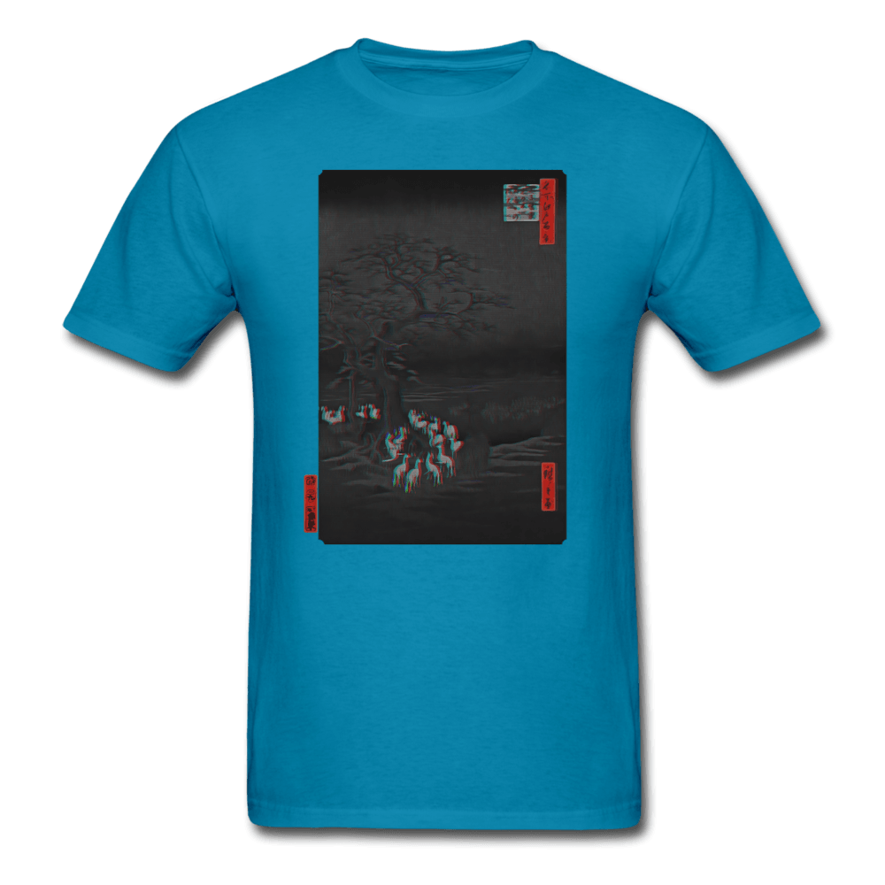 Ancient Kitsune T-Shirt - turquoise