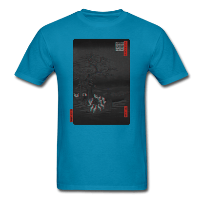 Ancient Kitsune T-Shirt - turquoise