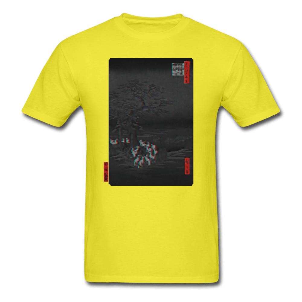 Ancient Kitsune T-Shirt - yellow