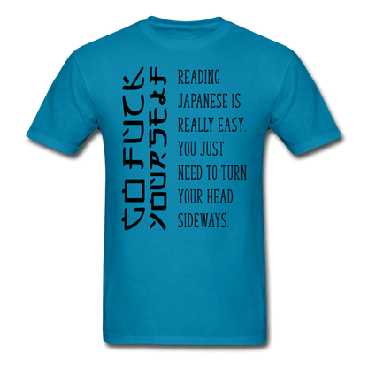 Reading Japanese T-Shirt - turquoise