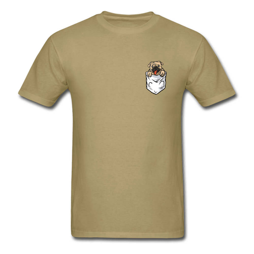 Pocket Puppy T-Shirt - khaki