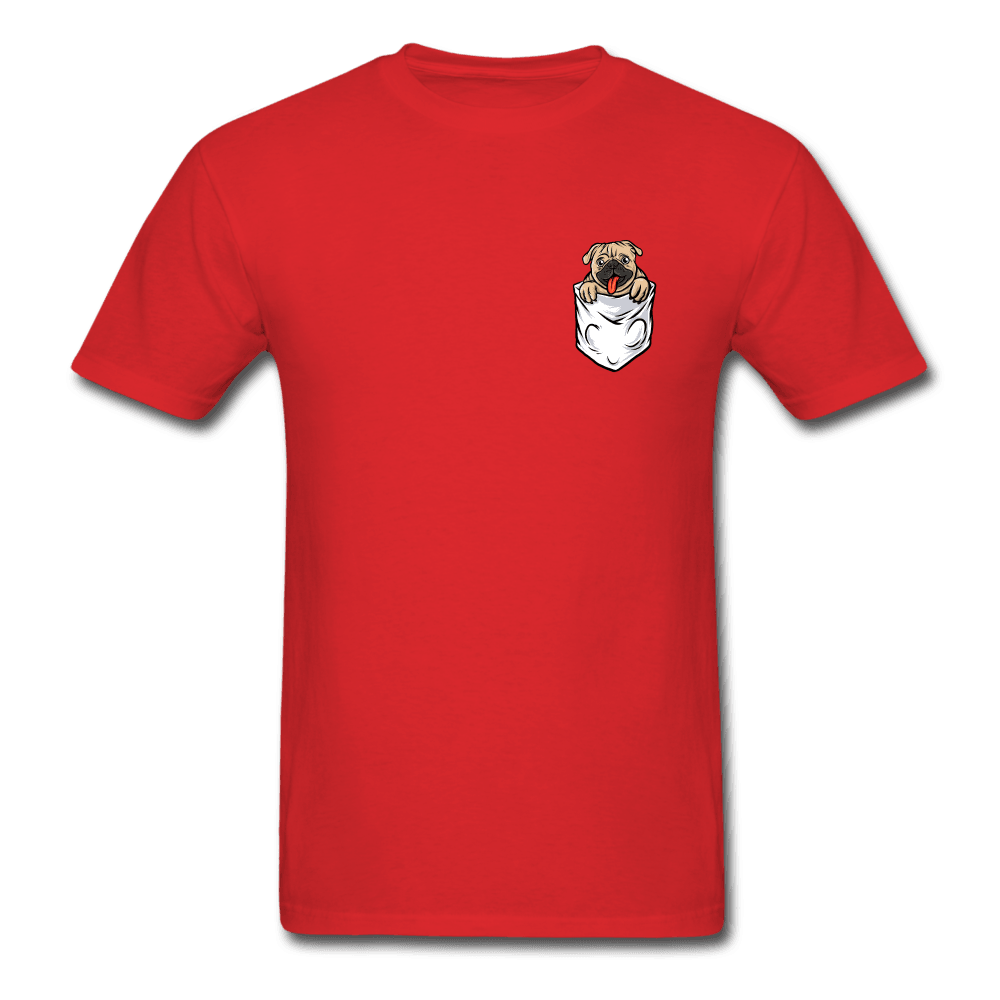 Pocket Puppy T-Shirt - red