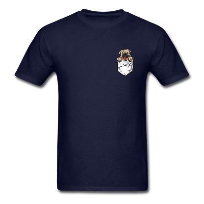 Pocket Puppy T-Shirt - navy