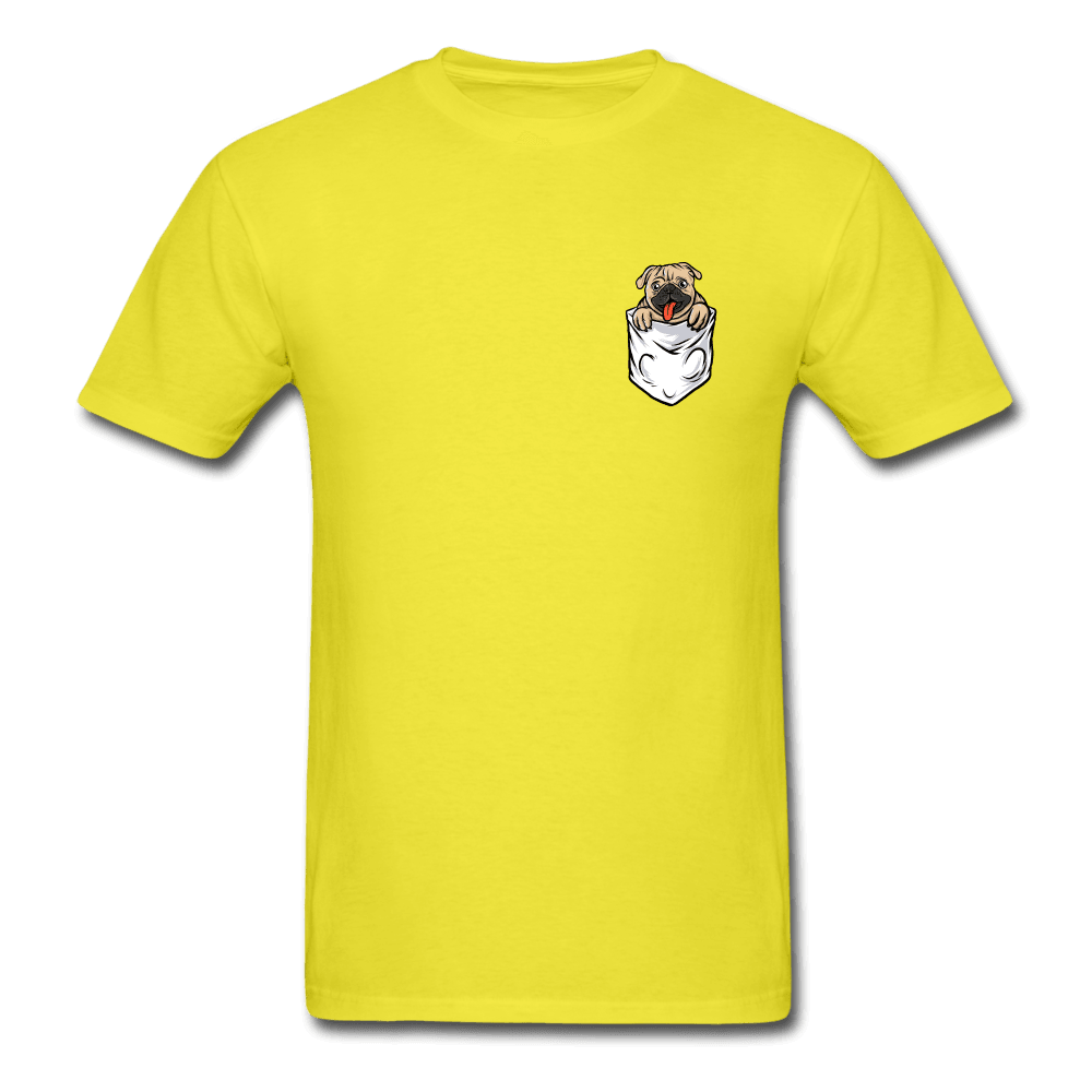 Pocket Puppy T-Shirt - yellow