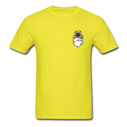 Pocket Puppy T-Shirt - yellow