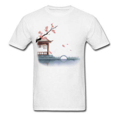 Cherry Blossom Garden T-Shirt - white