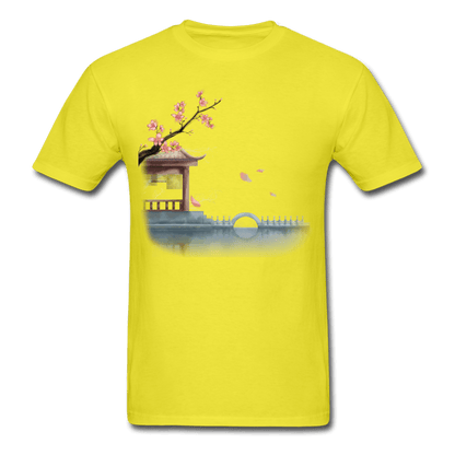 Cherry Blossom Garden T-Shirt - yellow