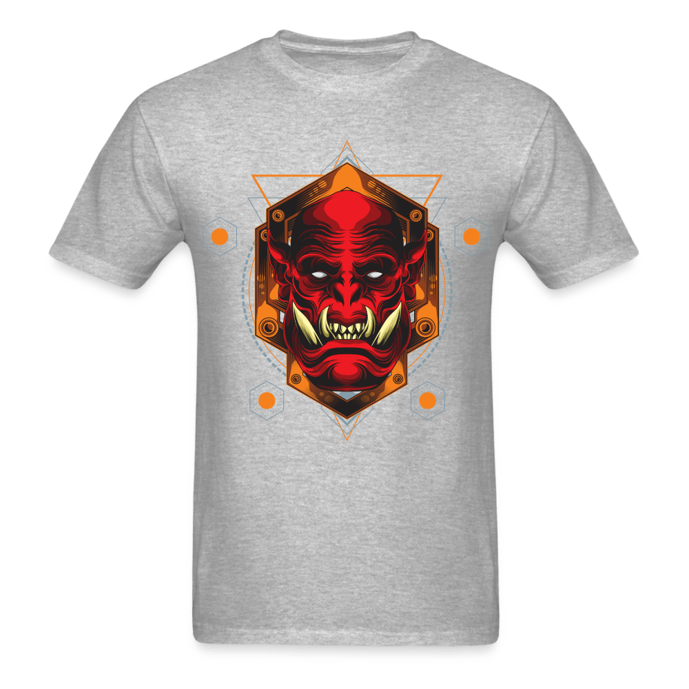 Demon Ogre T-Shirt - heather gray