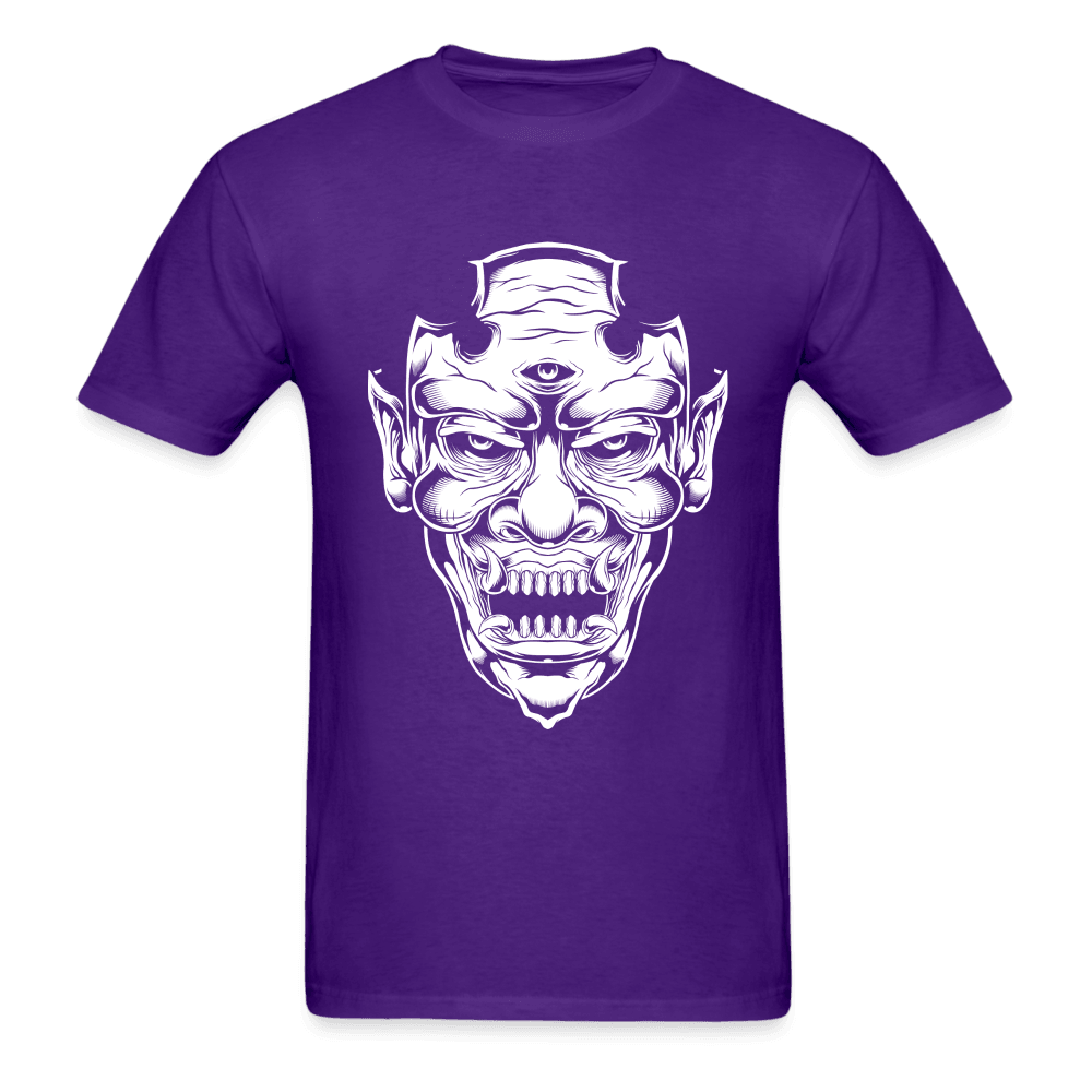 Three Eyed Demon T-Shirt - purple