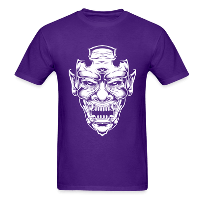 Three Eyed Demon T-Shirt - purple