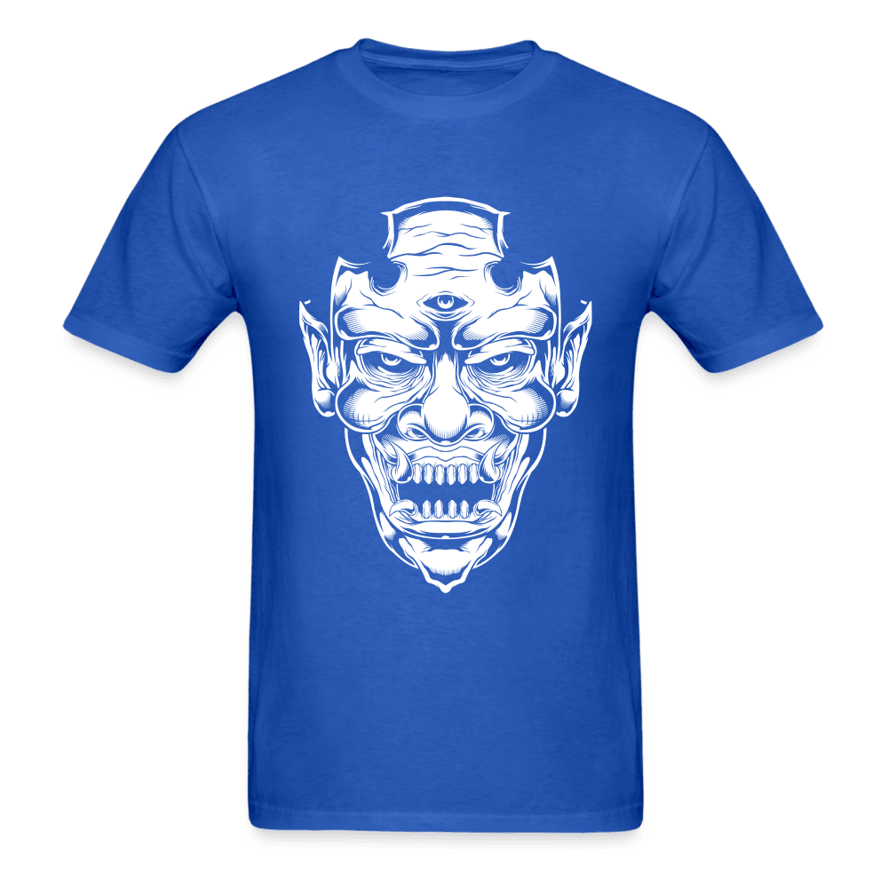 Three Eyed Demon T-Shirt - royal blue