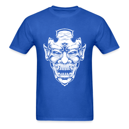 Three Eyed Demon T-Shirt - royal blue