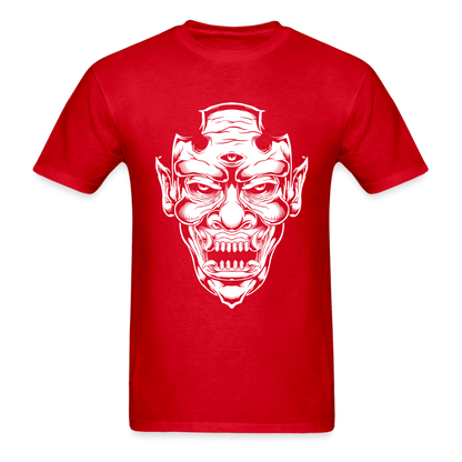 Three Eyed Demon T-Shirt - red