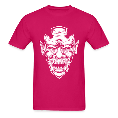 Three Eyed Demon T-Shirt - fuchsia