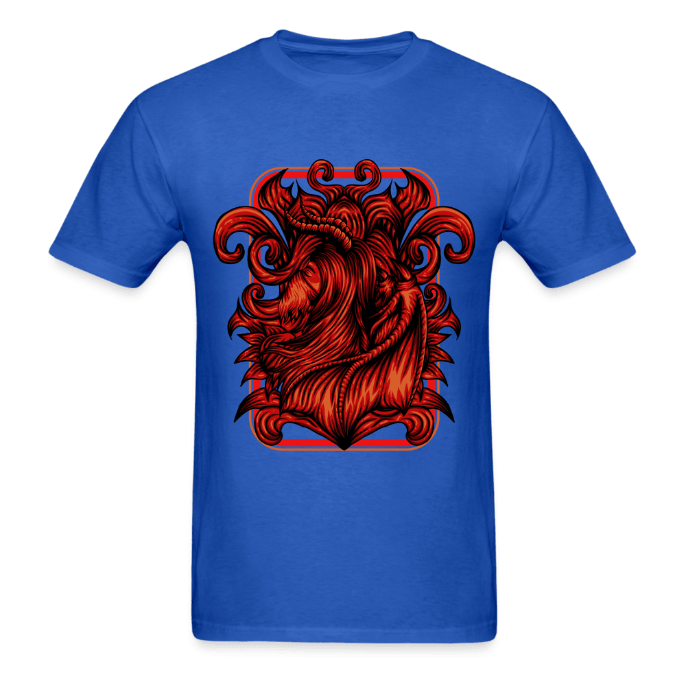 Demon Girl T-Shirt - royal blue