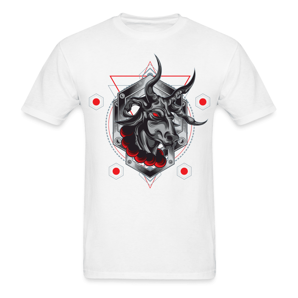 Demon Bull T-Shirt - white