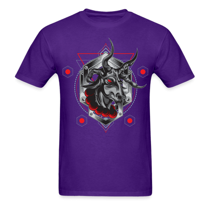 Demon Bull T-Shirt - purple