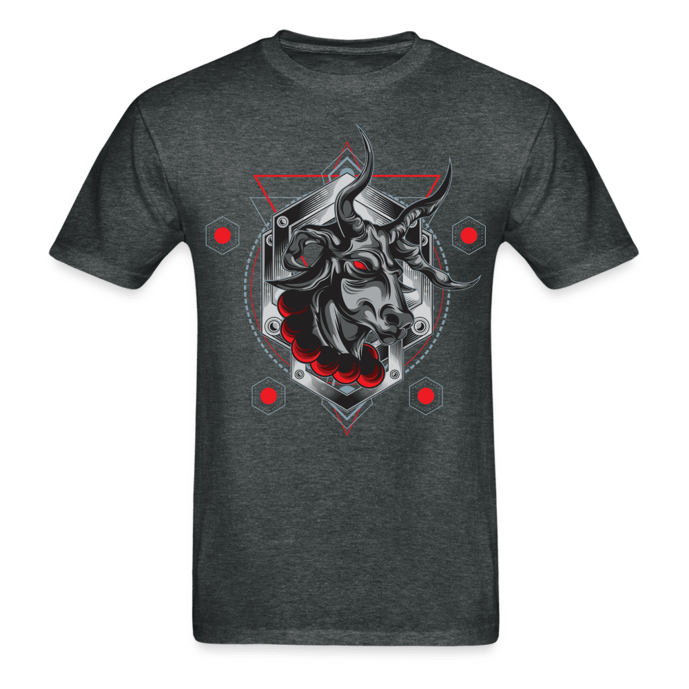 Demon Bull T-Shirt - deep heather