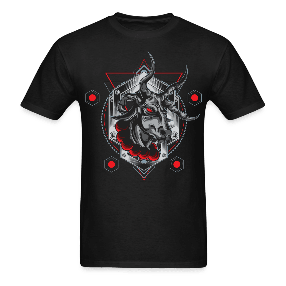 Demon Bull T-Shirt - black