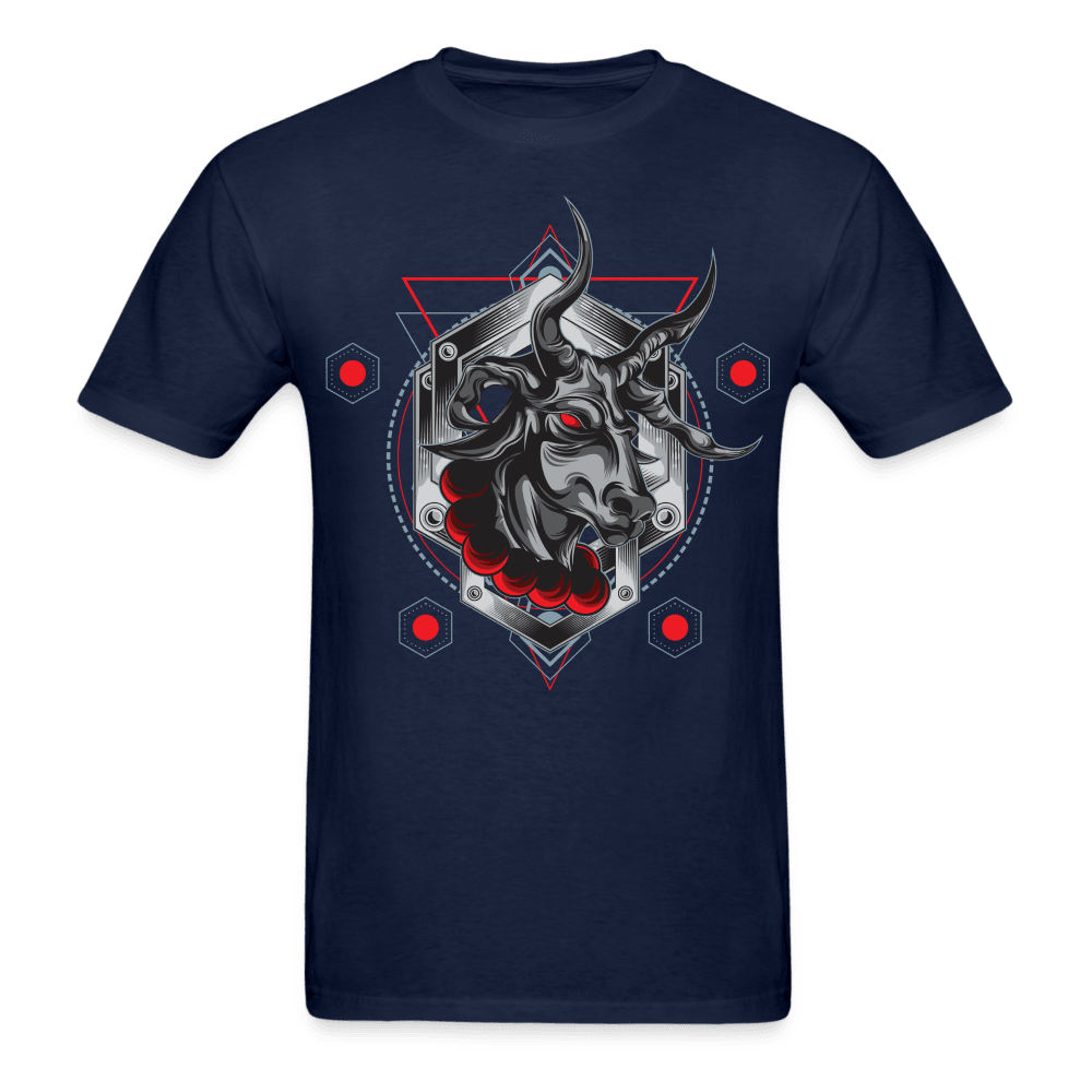 Demon Bull T-Shirt - navy