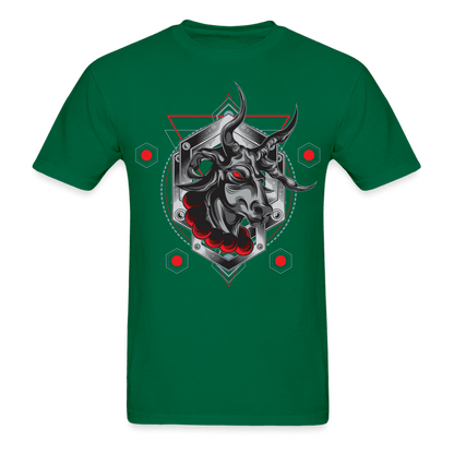 Demon Bull T-Shirt - bottlegreen