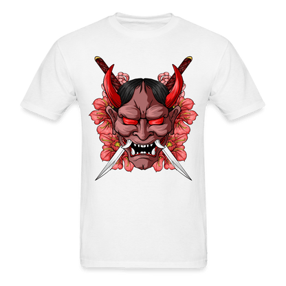 Demon Samurai T-Shirt - white