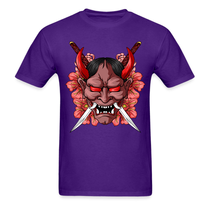 Demon Samurai T-Shirt - purple